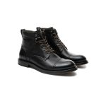 LUKE Lace-Up Boots - Black - immagine 3