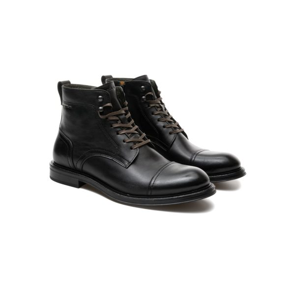 LUKE Lace-Up Boots - Black - immagine 3