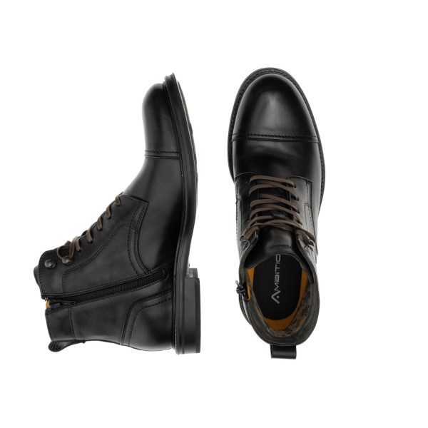 LUKE Lace-Up Boots - Black - immagine 2
