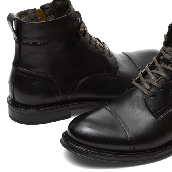 LUKE Lace-Up Boots - Black - immagine 1