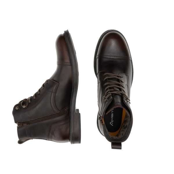 LUKE Lace-Up Boots - Brown - immagine 2