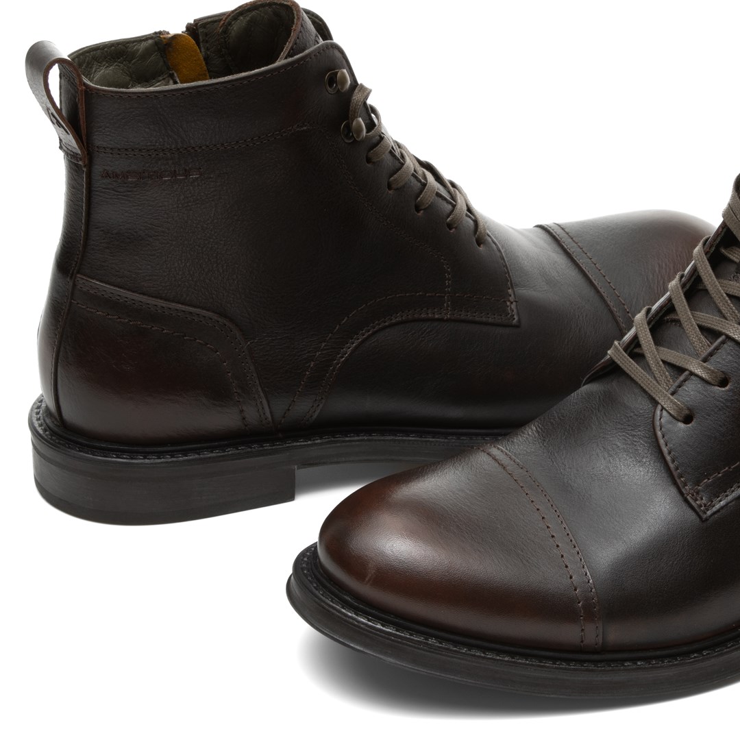 13712-7299AM-4 LUKE Lace-Up Boots - Brown - immagine 1
