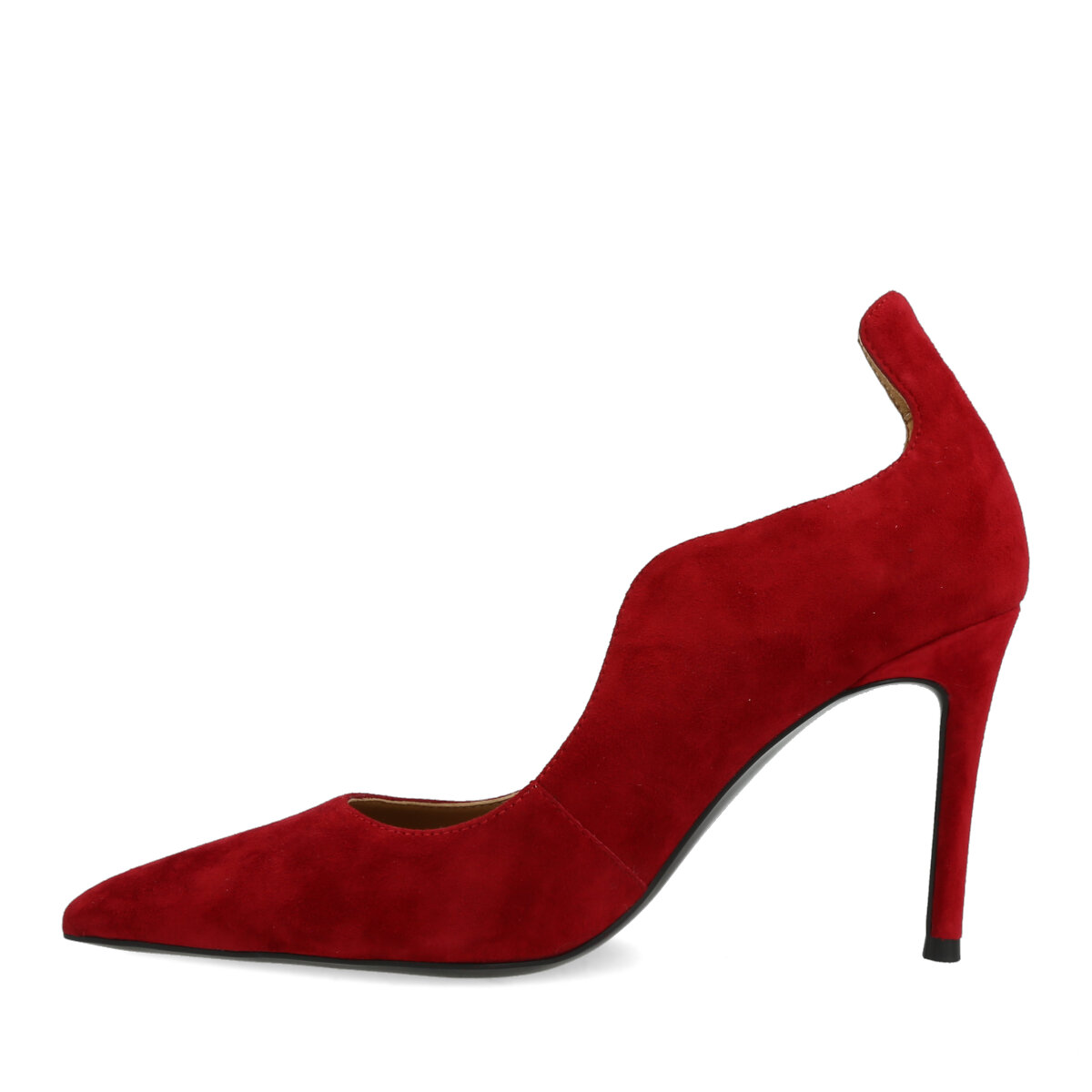 206.02.24CM.RD_03 DECOLTE' IN CAMOSCIO ROSSO - immagine 3