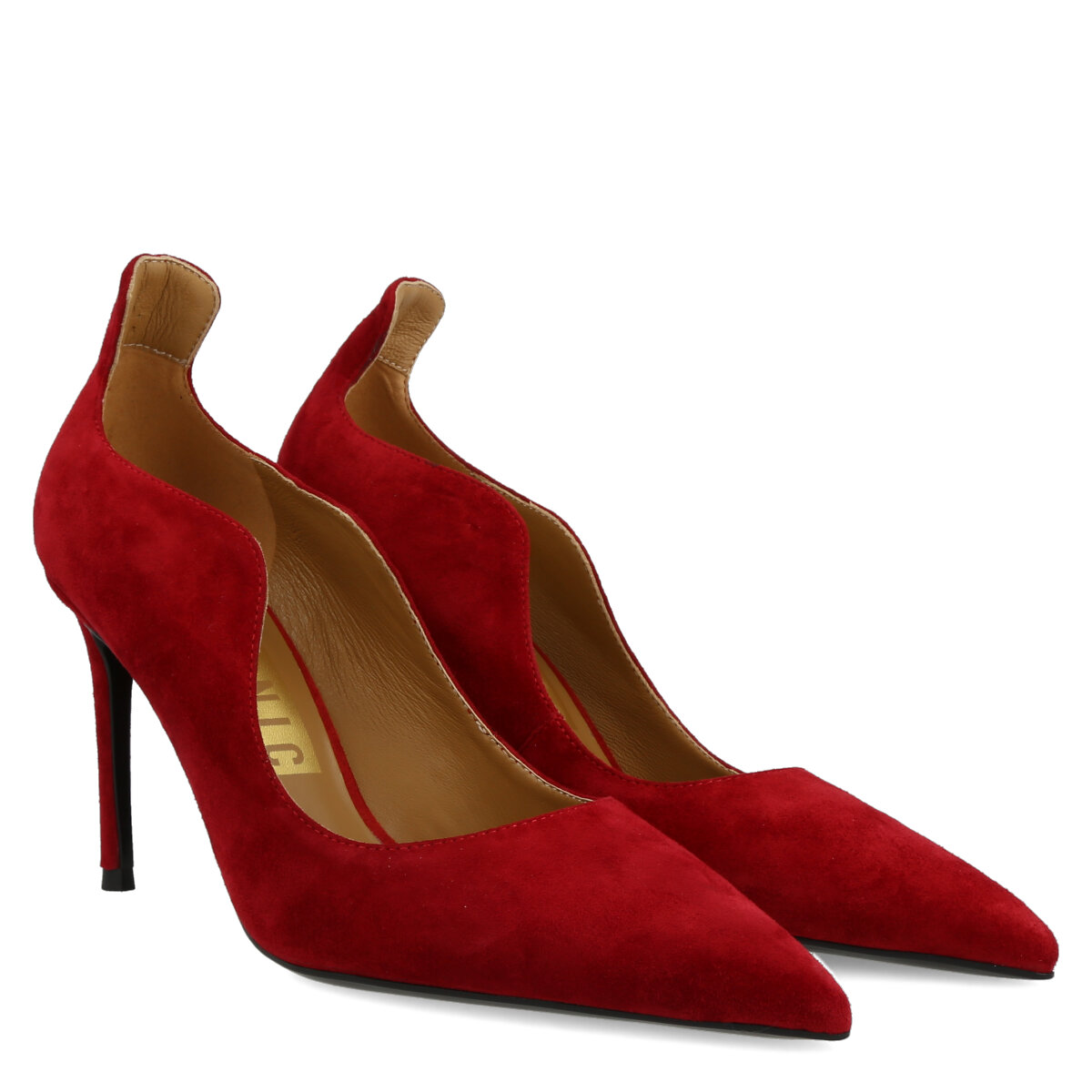 206.02.24CM.RD_05 DECOLTE' IN CAMOSCIO ROSSO - immagine 5