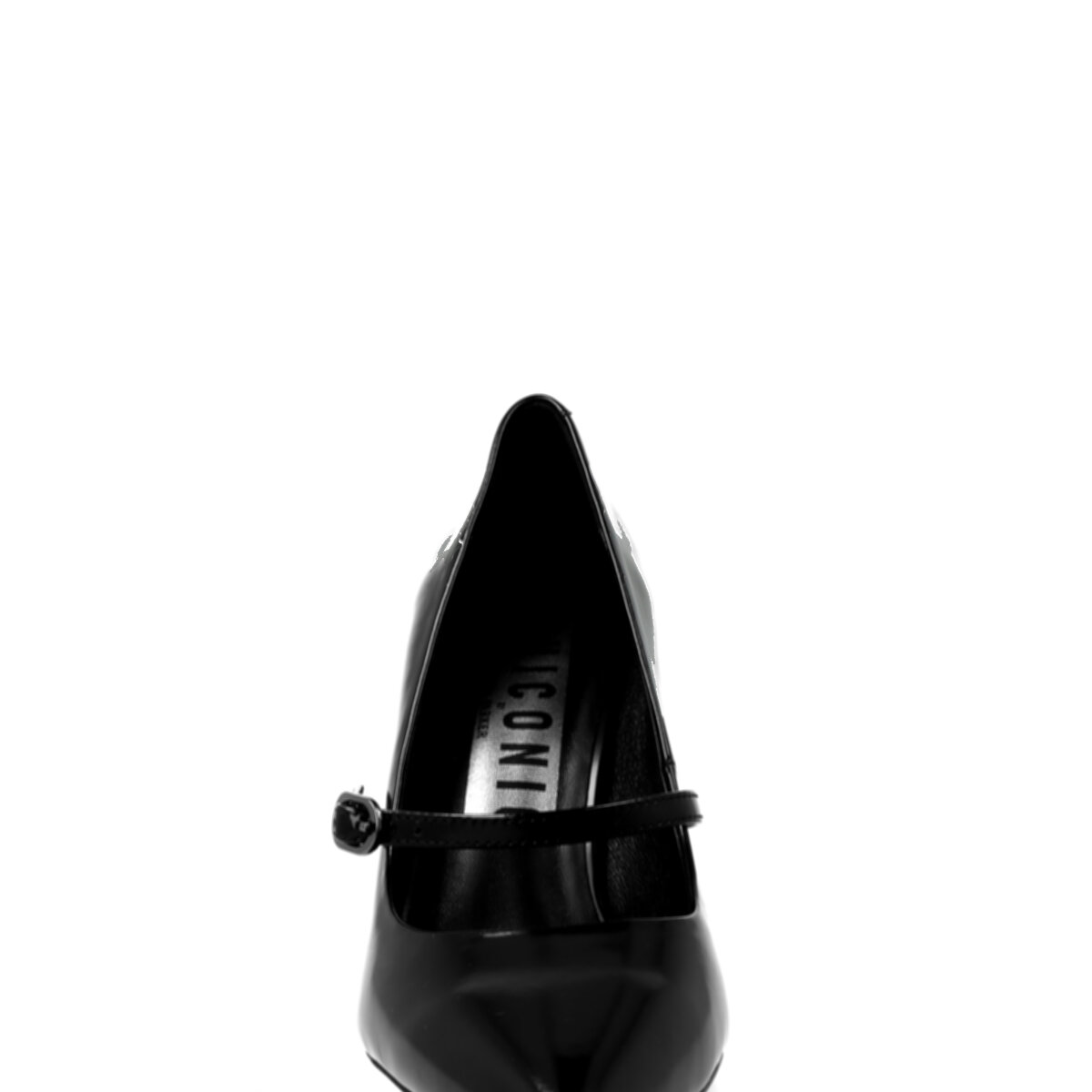 267.02.25VT.BLK_02 DECOLTE' CON CINTURINO IN VITELLO NERO - immagine 2