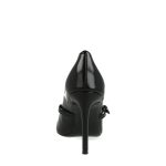 DECOLTE' CON CINTURINO IN VITELLO NERO - immagine 4
