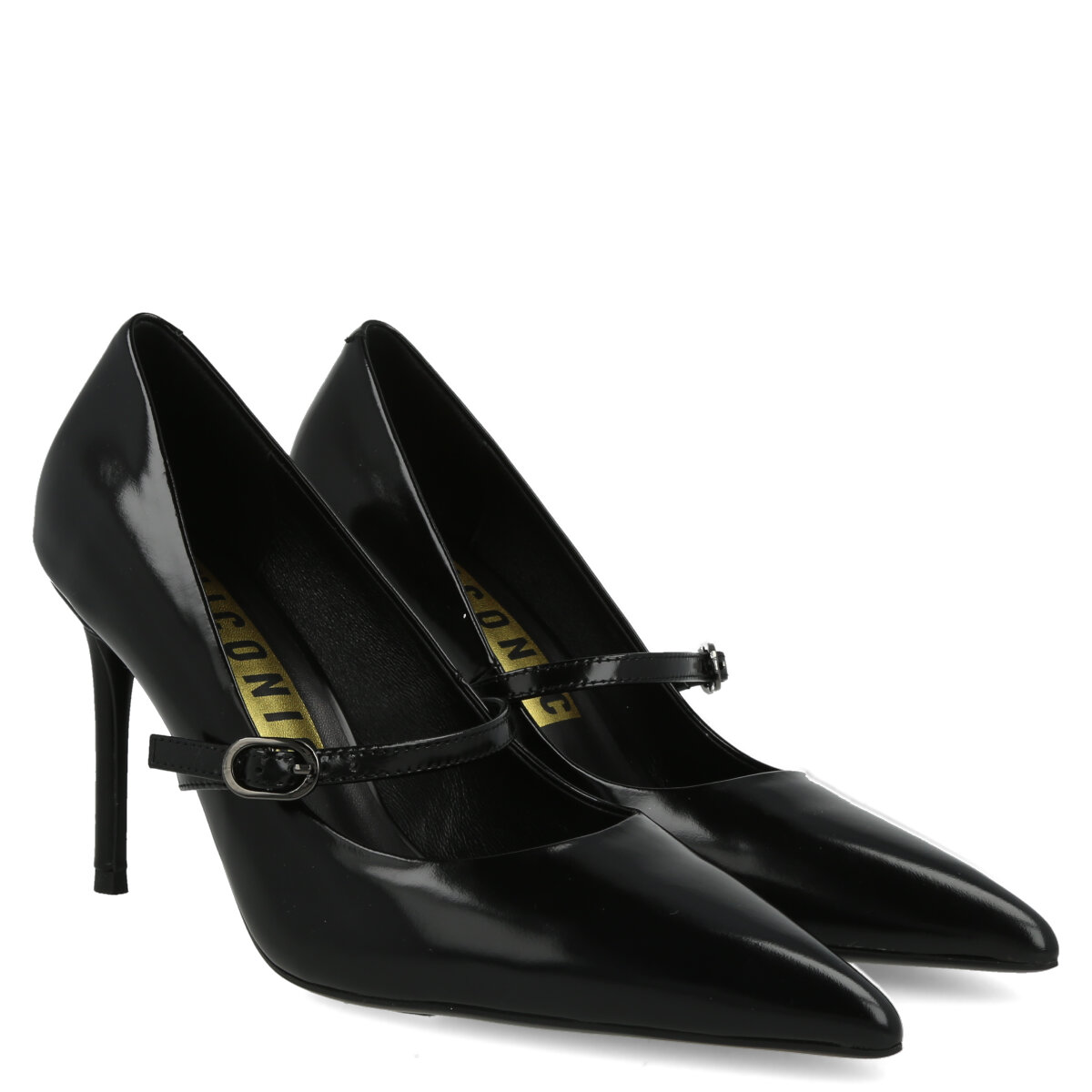 267.02.25VT.BLK_05 DECOLTE' CON CINTURINO IN VITELLO NERO - immagine 5