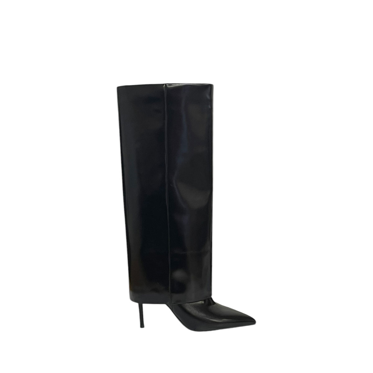 273.02.25VT.BLK STIVALE IN VITELLO NERO - immagine 1