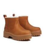 STONE STREET MID WARM LINED BOOT RUST NUBUCK - immagine 3