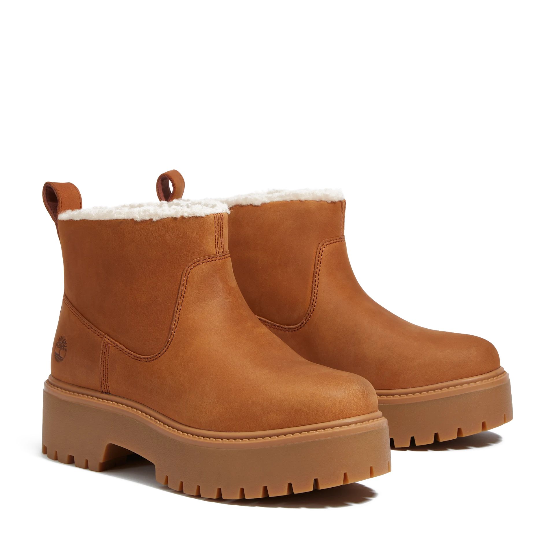 TB0A283GEM7-ALT4 STONE STREET MID WARM LINED BOOT RUST NUBUCK - immagine 3