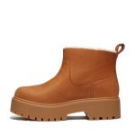 STONE STREET MID WARM LINED BOOT RUST NUBUCK - immagine 5