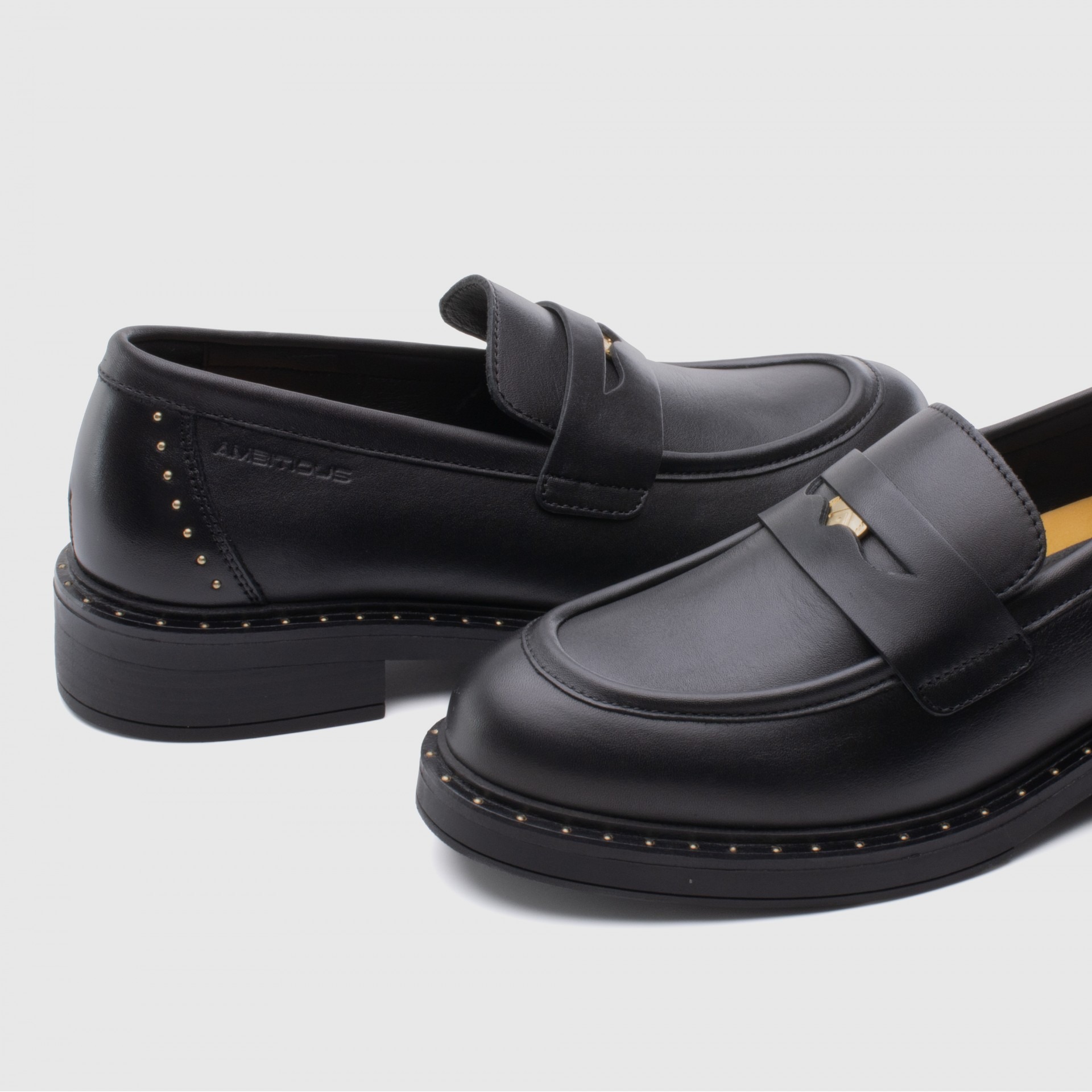 imgi_158_1758881306_26925c7f2a57bbb9f25082ee64341934 GISELLE Penny Loafer - BLACK - immagine 3